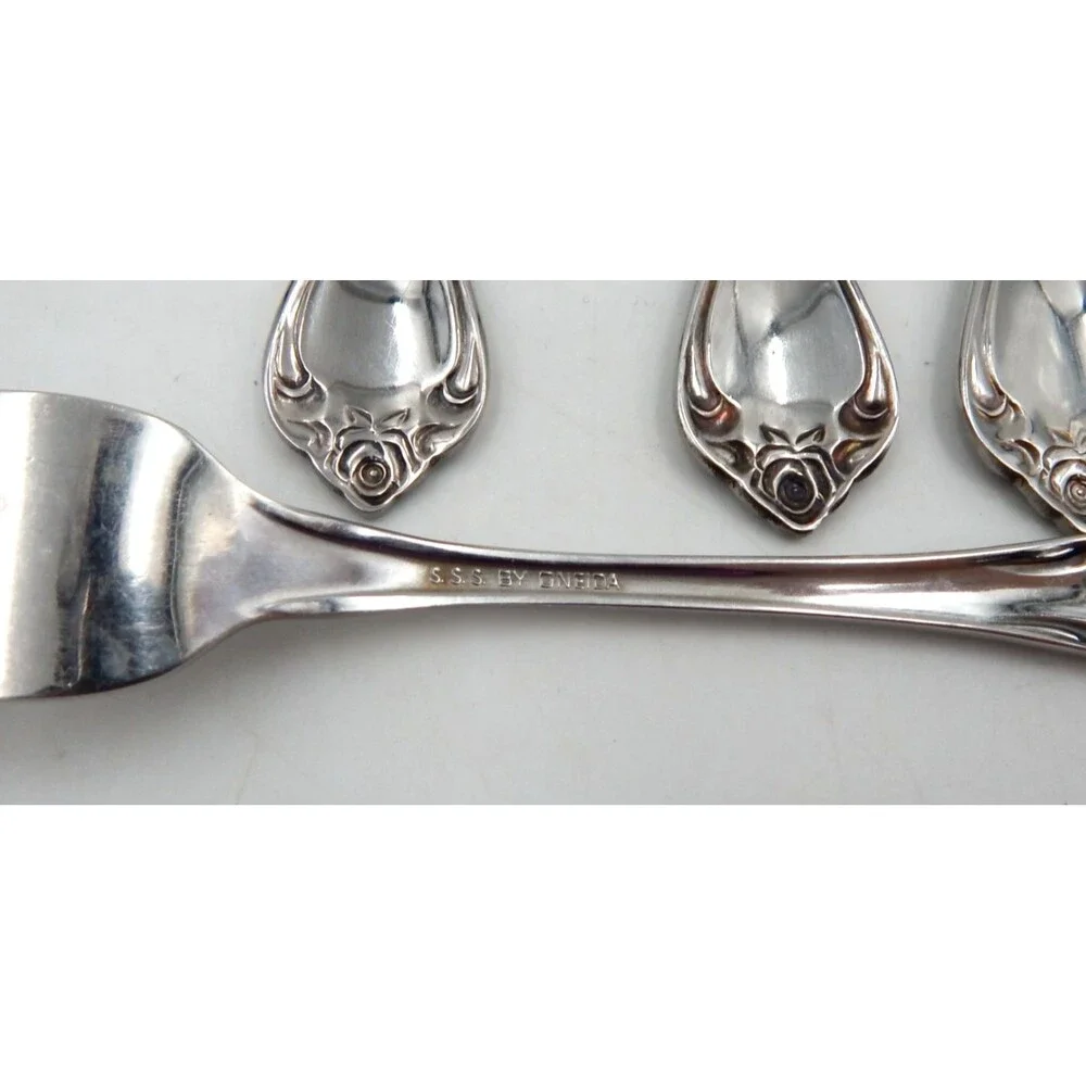 Oneida SSS Celebrity Dinner Place Entree Fork Stainless Flatware S/5 Replacement
